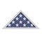 Flash Furniture White Display Case for 9.5 x 5 Veteran Flag HFMHD-GDIS-CRE8-354315-GG - alternate 9